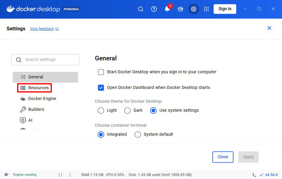 Dockerのセットアップ説明画像3