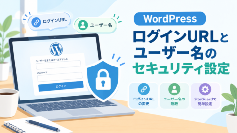 WordPressのログインURLとユーザー名のセキュリティ設定